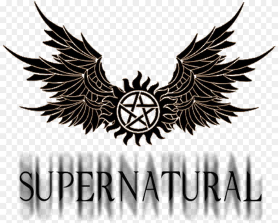 Supernatural Sobrenatural Terror Horror Logo Logotipo Demon Tattoo, Accessories, Jewelry, Necklace, Pattern Png Image