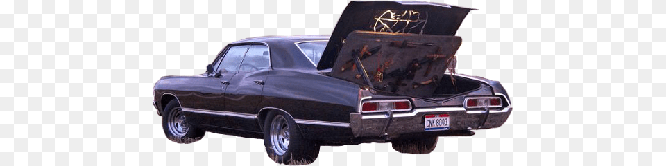 Supernatural Spn Akf Spnfamily Impala Supernatural, Car, Vehicle, Transportation, Sedan Png Image