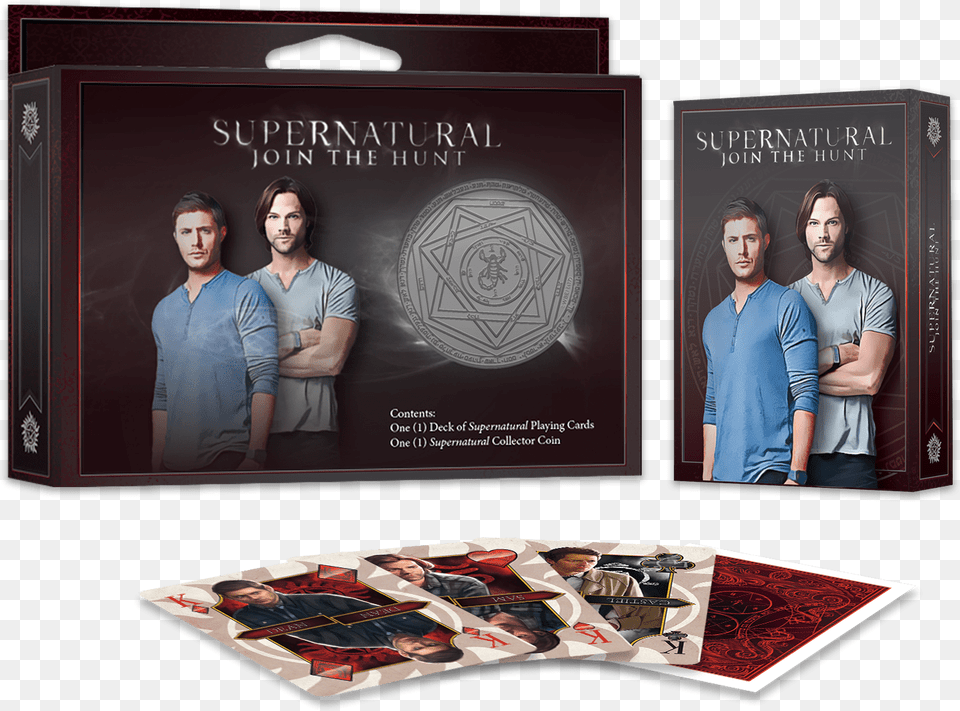 Supernatural Supernatural Collector Cards, Advertisement, Poster, Adult, Person Free Png