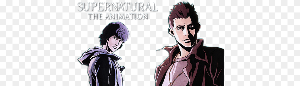 Supernatural The Animation Tv Fanart Fanarttv Supernatural The Anime Series, Book, Comics, Publication, Adult Png Image