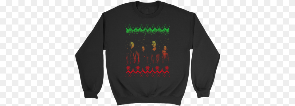 Supernatural Ugly Christmas Sweater Shirt, Long Sleeve, Sleeve, Sweatshirt, Knitwear Free Png Download