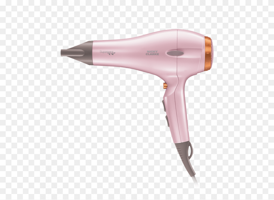 Supershine Rose Hair Dryer Hair Dryer, Appliance, Blow Dryer, Device, Electrical Device Png Image