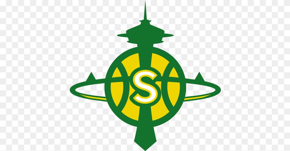 Supersonics Logos Seattle Supersonics Logo Transparent, Symbol Free Png