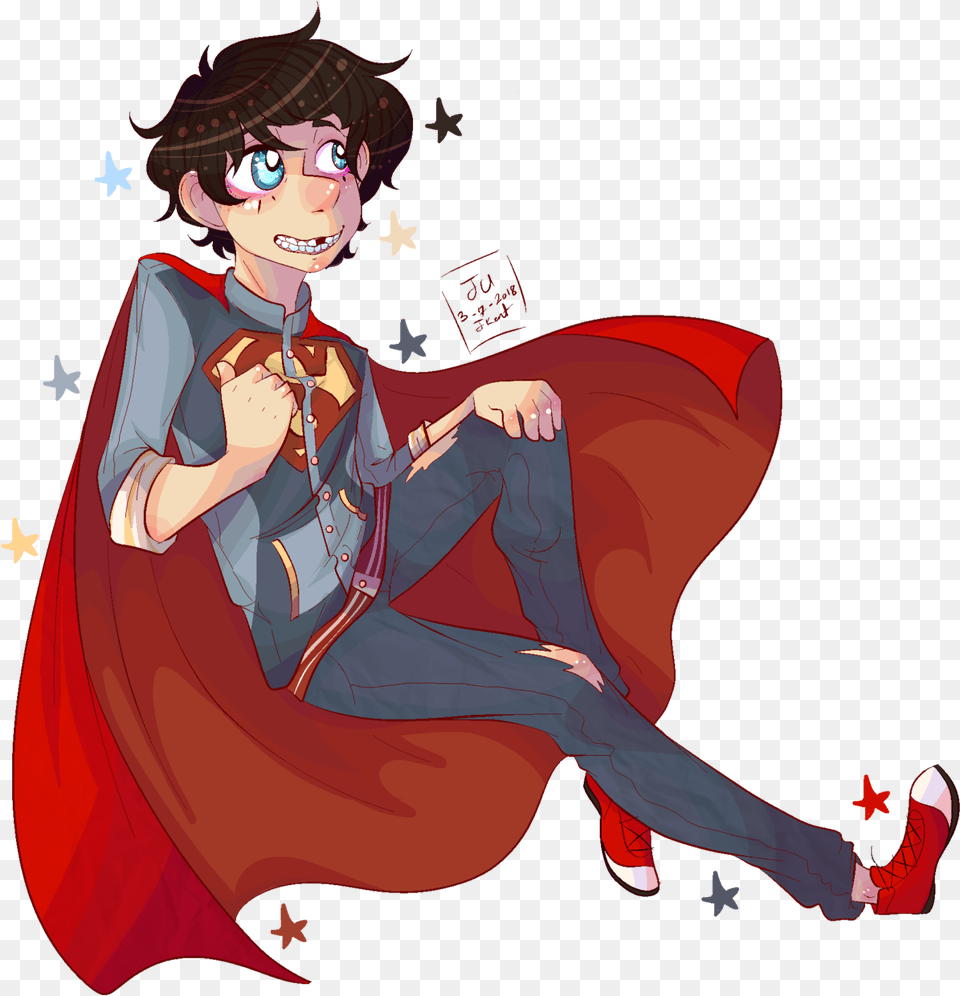 Supersonsjonathon Kentsuperboydc Comicssuperboy Cartoon, Book, Comics, Publication, Adult Free Transparent Png