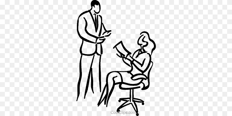 Supervisor Giving Instructions Royalty Vector Clip Art, Adult, Male, Man, Person Free Transparent Png