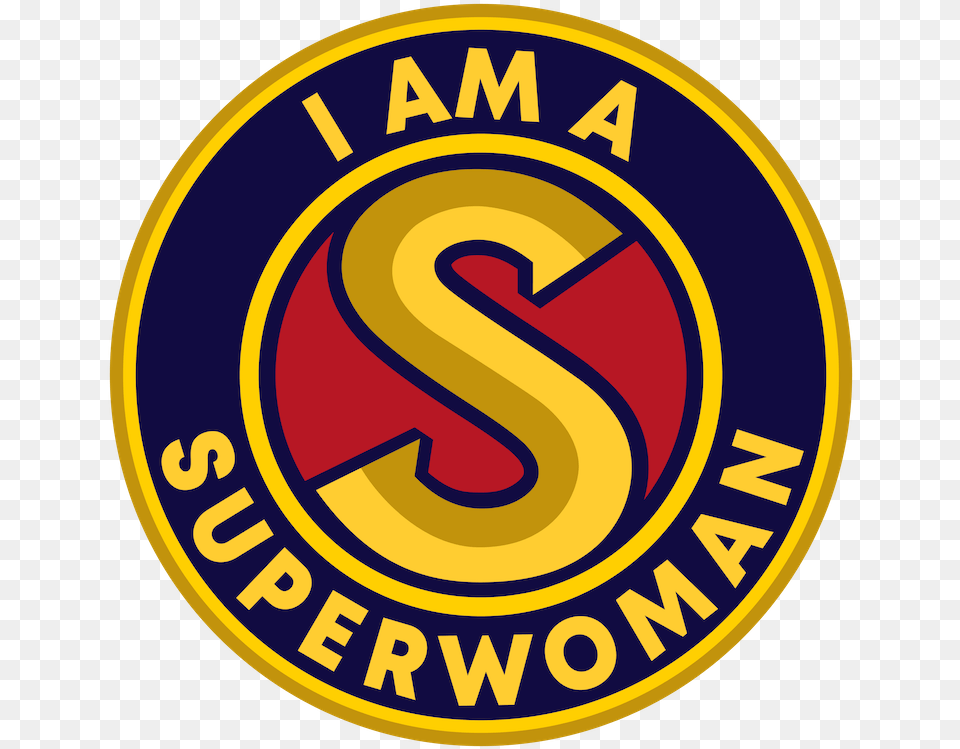 Superwoman Logo Circle, Badge, Symbol, Emblem Png