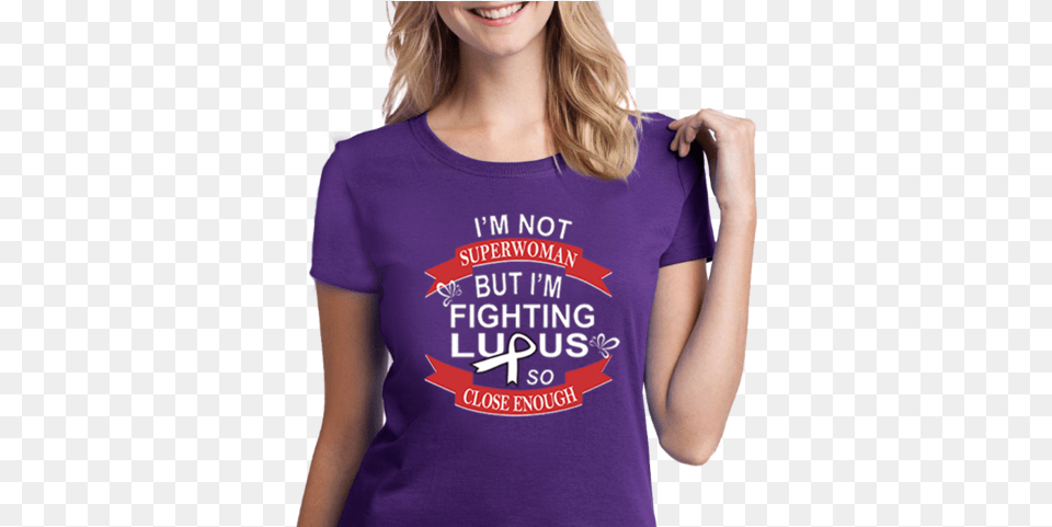 Superwoman Lupus Warrior Hot Ass Tees Womens Fitted Queens Are Born In March, Clothing, Shirt, T-shirt Png