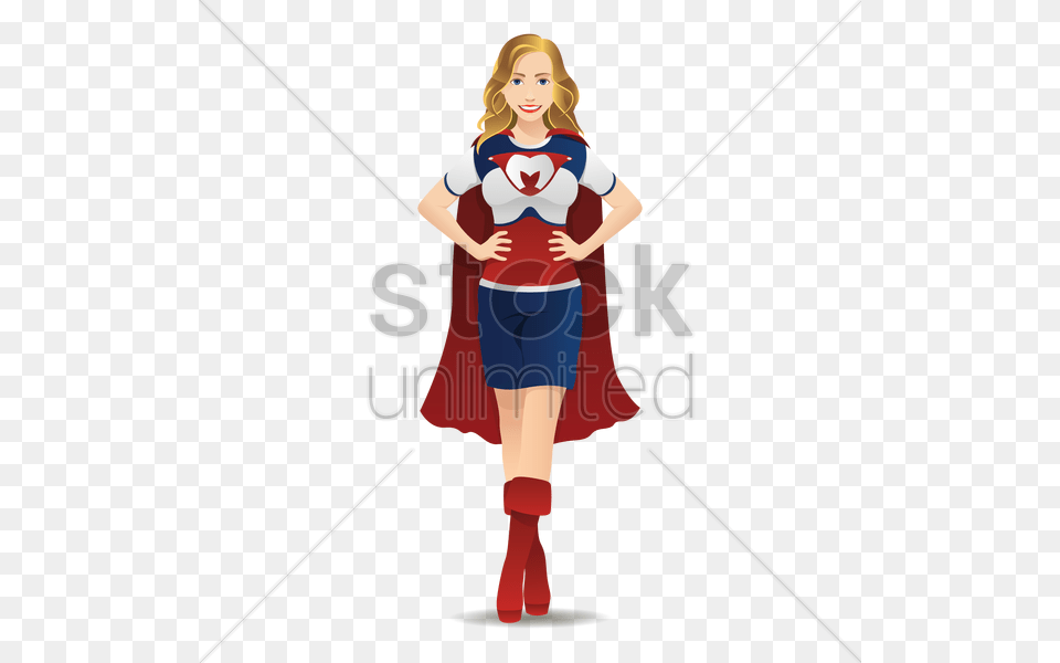 Superwoman Vector Image, Clothing, Skirt, Adult, Female Free Png