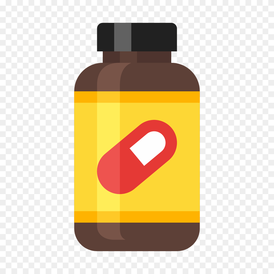 Supplement Bottle Icon, First Aid, Medication, Pill Free Png Download