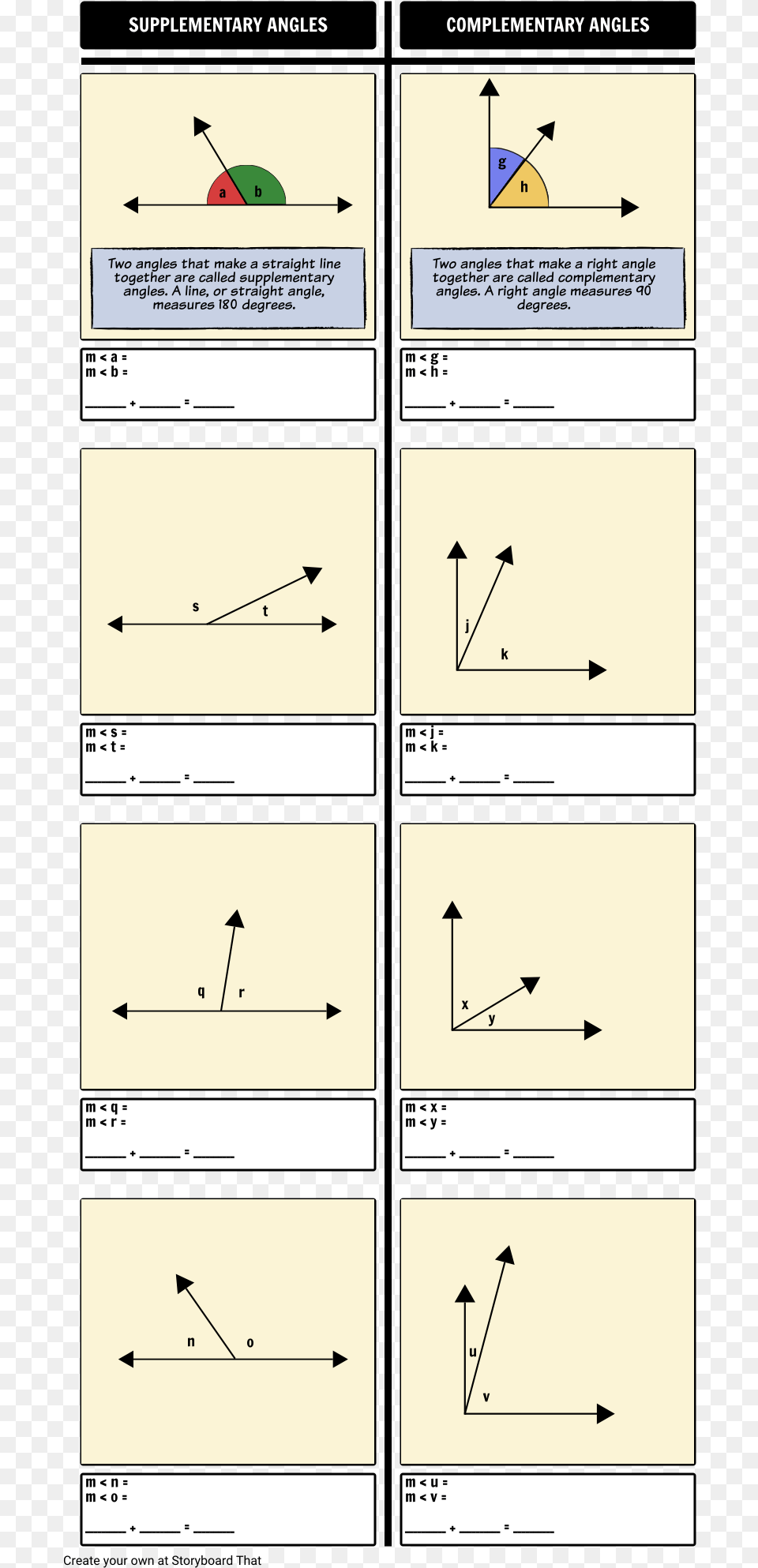 Supplementary And Complementary Angles Angle, Page, Text Png Image