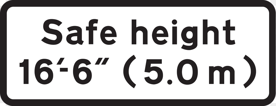 Supplementary Plate Informing Height Of Overhead Cables, Text, Symbol, Number, Machine Free Transparent Png