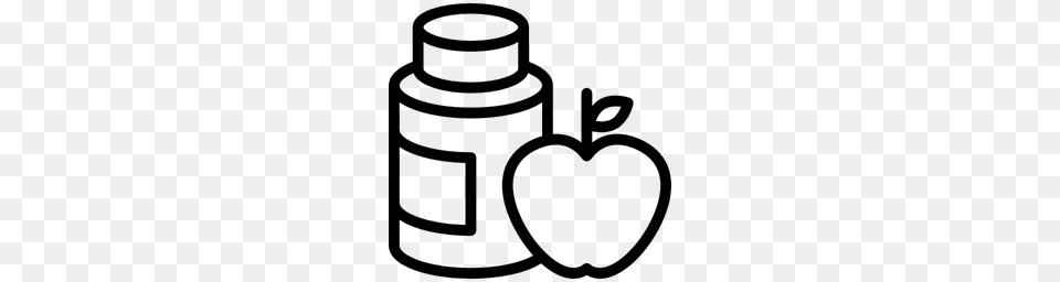 Supplements Vitamins Gymnast Nourishment Minerals Apple, Gray Free Png Download