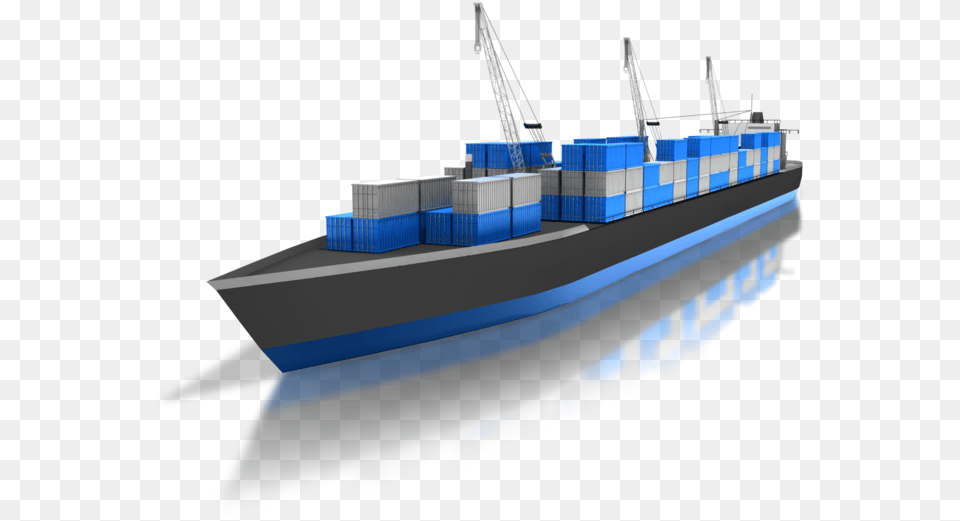 Supply Chain Ship, Transportation, Vehicle, Watercraft, Boat Free Png