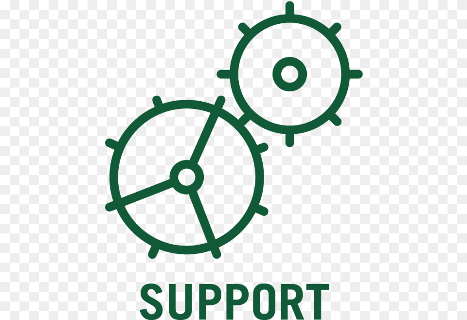 Support And Gears Icon Setting Wheel Icon, Machine, Spoke, Gear, Ammunition Png Image