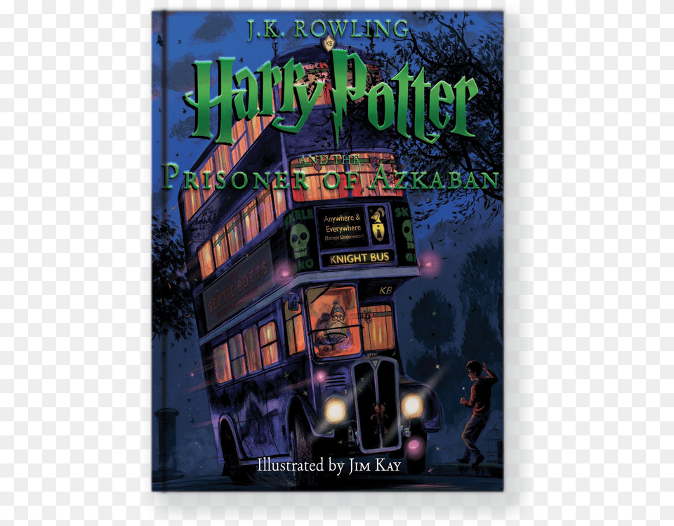 Support Harry Potter And The Prisoner Of Azkaban Illustrated, Book, Publication, Vehicle, Transportation Free Png