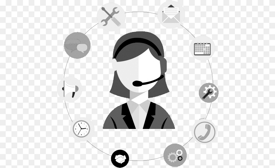 Support Icon Customer Service Transparent, Face, Head, Person, Adult Free Png