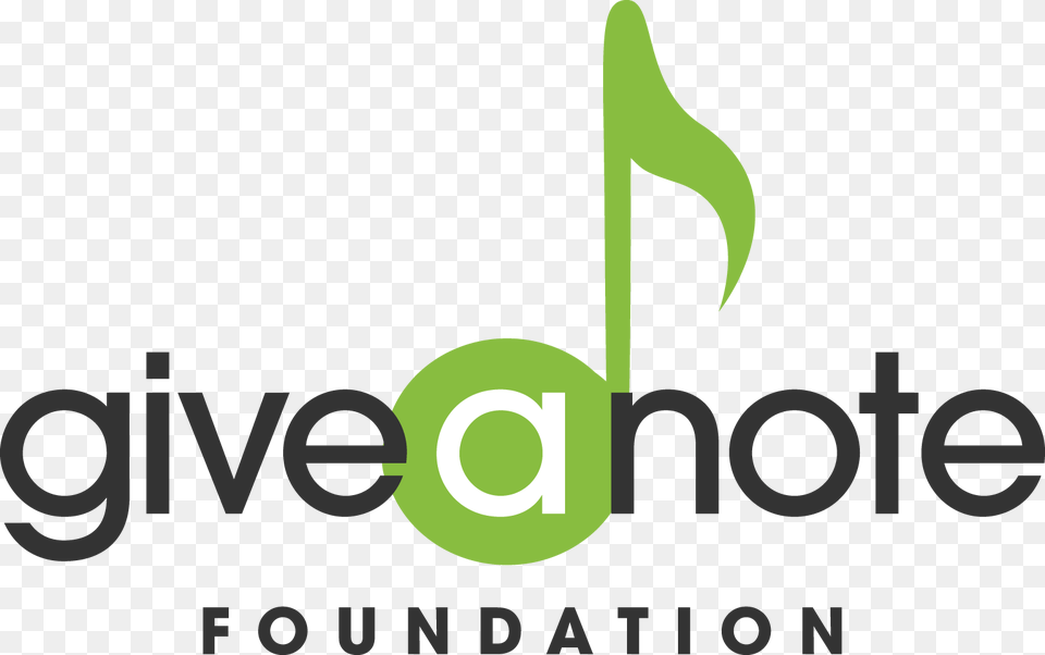 Support Music Give A Note Foundation, Green, Logo Free Transparent Png