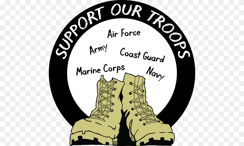Support Our Troops Boots, Boot, Clothing, Footwear, Shoe Png Image
