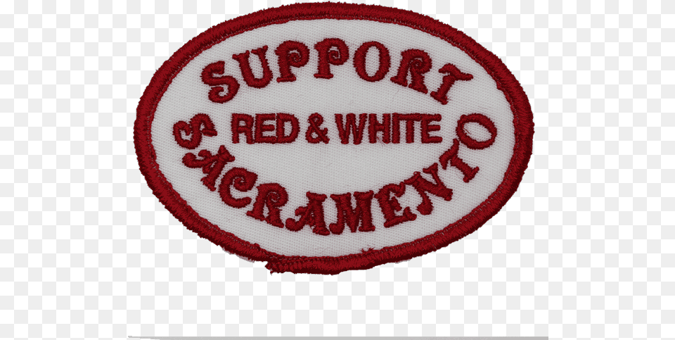 Support Sac Red U0026 White Patch Oval Circle, Badge, Birthday Cake, Cake, Cream Free Png Download