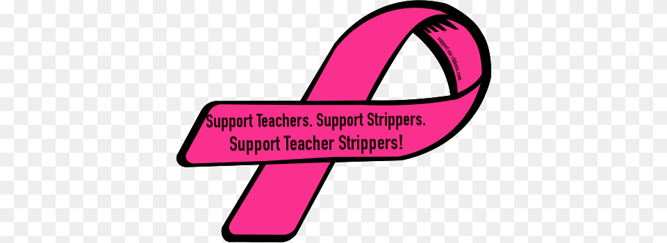 Support Teachers Awareness Ribbon, Symbol Png Image