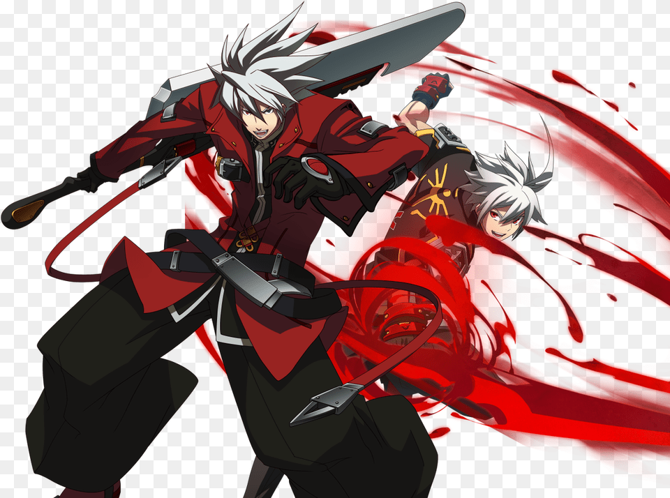 Support Your Waifu Black Ragna The Bloodedge Ragna The Bloodedge, Book, Publication, Comics, Adult Free Png Download