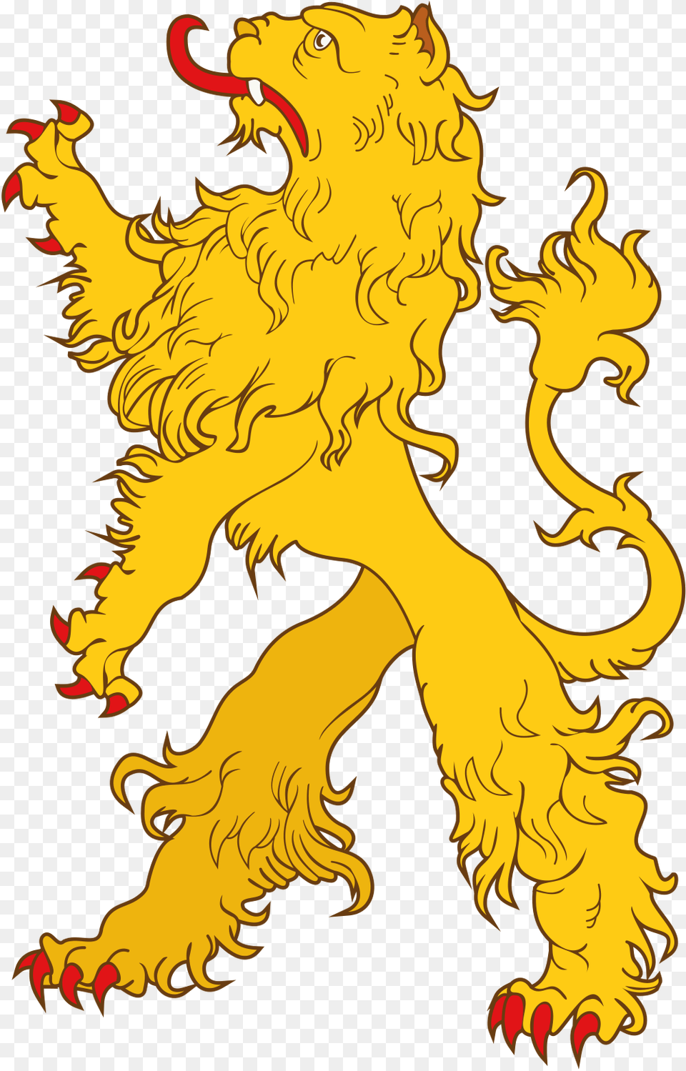 Supporters Coat Of Arms Lion Lion Coat Of Arms Svg, Fire, Flame, Animal, Mammal Free Transparent Png