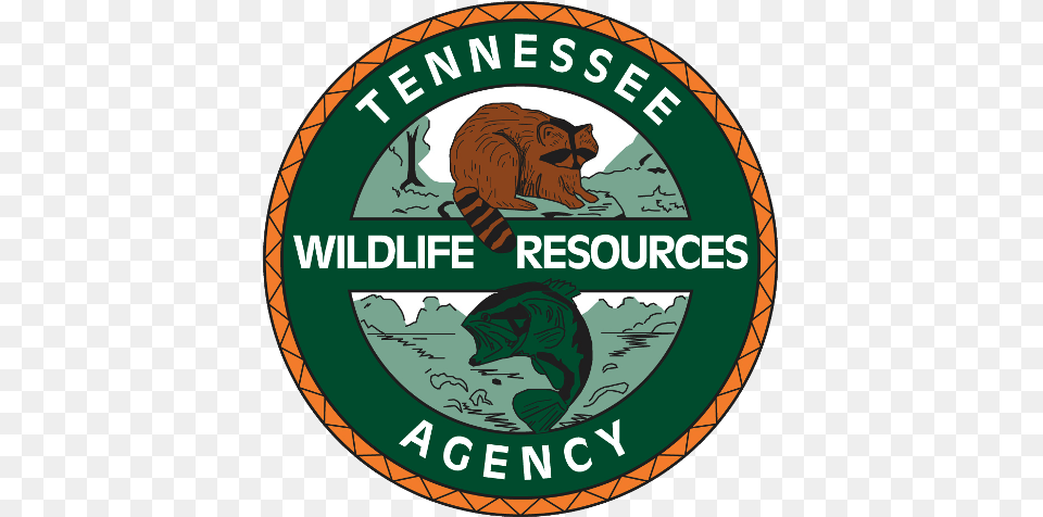 Supporters Tennessee Wildlife Resources Agency Logo, Animal, Bear, Mammal, Badge Png Image