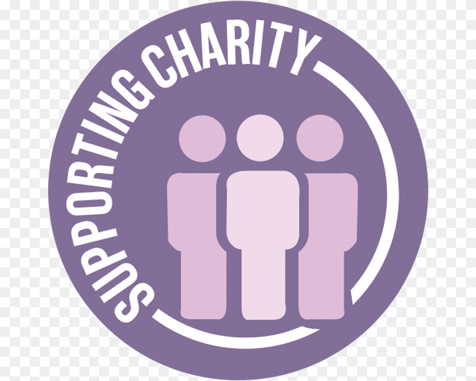Supporting Charity Icon Emblem, Logo, Disk, Body Part, Hand Free Png Download