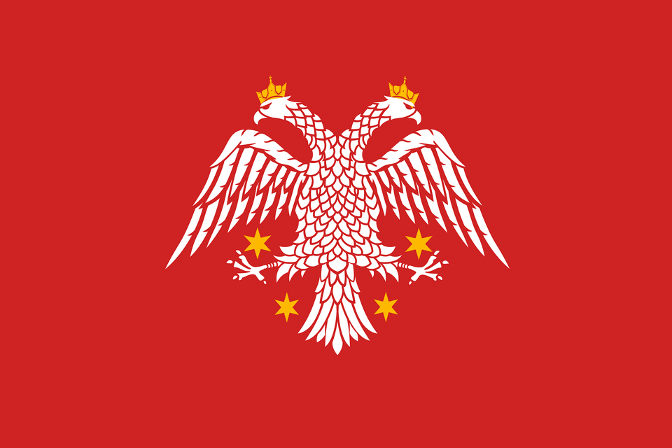 Supposed Flag Of The House Of Crnojevic Clipart, Animal, Bird, Emblem, Symbol Png