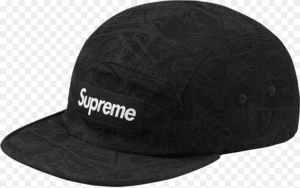 Supreme 100 Dollar Bill Camp Cap, Baseball Cap, Clothing, Hat Png Image