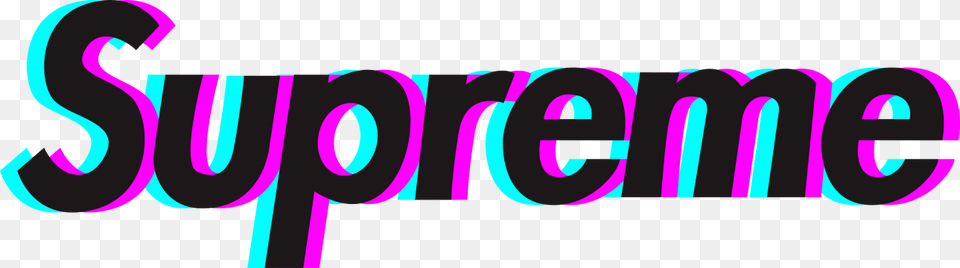 Supreme, Light, Neon, Text Free Png