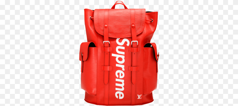 Supreme Backpack Supreme X Louis Vuitton Backpack, Accessories, Bag, Handbag, Purse Free Transparent Png