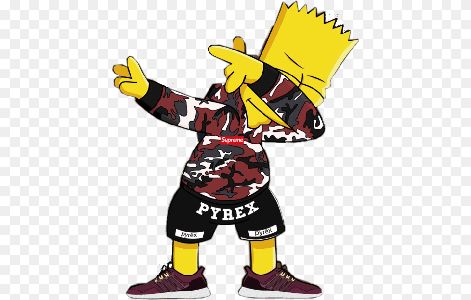 Supreme Bart Simpson Clipart Bart Simpson, Book, Comics, Publication, Person Png