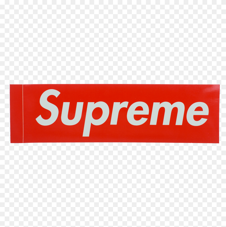 Supreme Box Logo 2 Image Small Supreme Logo, Sign, Symbol, Sticker, Text Png