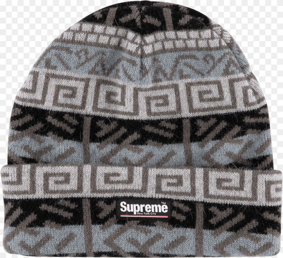 Supreme Brushed Pattern Beanie Fw Beanie, Cap, Clothing, Hat Png