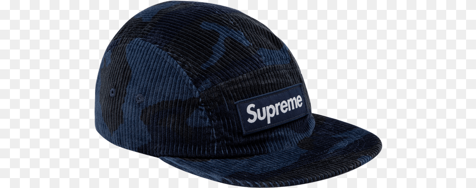 Supreme Camo Corduroy Camp Cap Fw Baseball Cap, Baseball Cap, Clothing, Hat, Hoodie Free Png Download