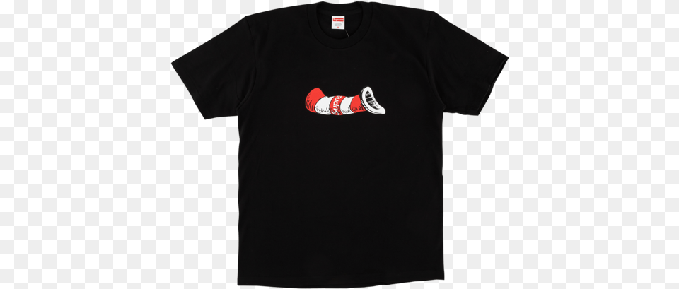 Supreme Cat In The Hat Shirt, Clothing, Footwear, Shoe, T-shirt Png Image
