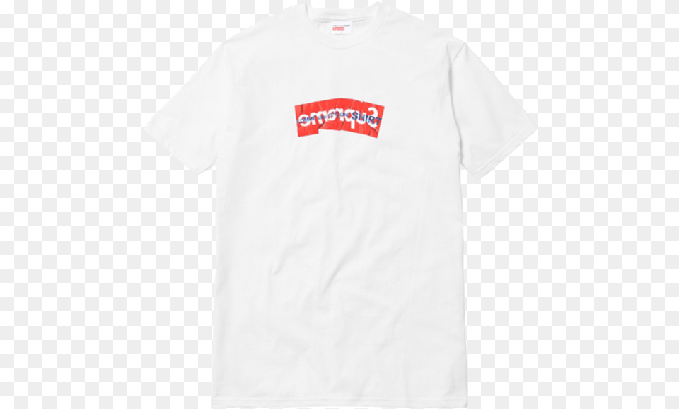 Supreme Comme Des Garcons Box Logo Tee Short Sleeve, Clothing, T-shirt Png Image