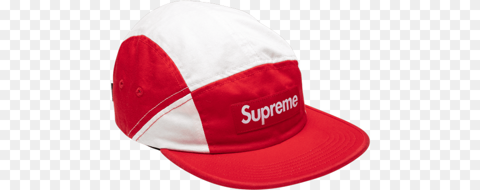 Supreme Contrast Panel Camp Cap Fw Supreme, Baseball Cap, Clothing, Hat Free Png Download