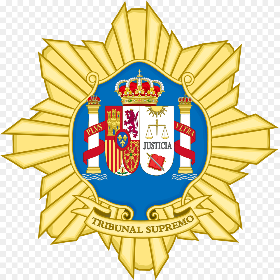 Supreme Court Of Spain, Badge, Logo, Symbol, Emblem Png Image