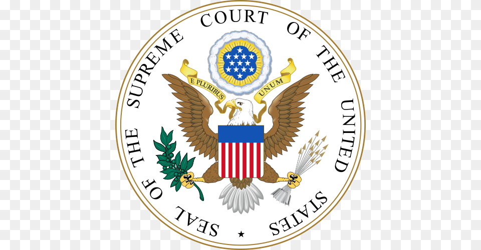 Supreme Court Of The United States Supreme Court Justice Logo, Emblem, Symbol, Badge, Animal Png Image