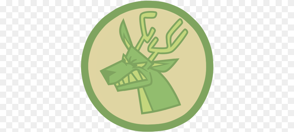 Supreme Deer Logo Total Drama Team Logos, Green, Recycling Symbol, Symbol, Grass Free Png Download