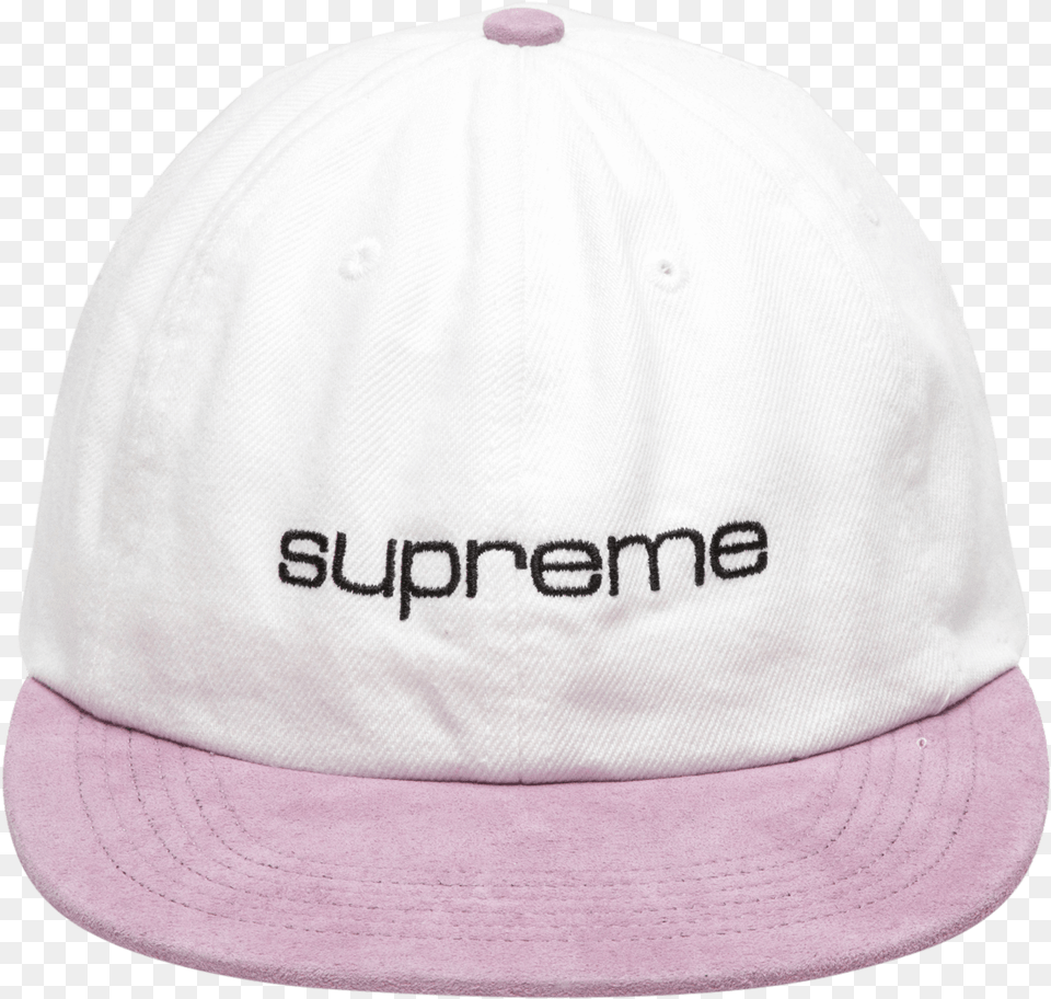 Supreme Denim Suede Compact Logo 6 Pan Ss Baseball Cap, Baseball Cap, Clothing, Hat Free Png