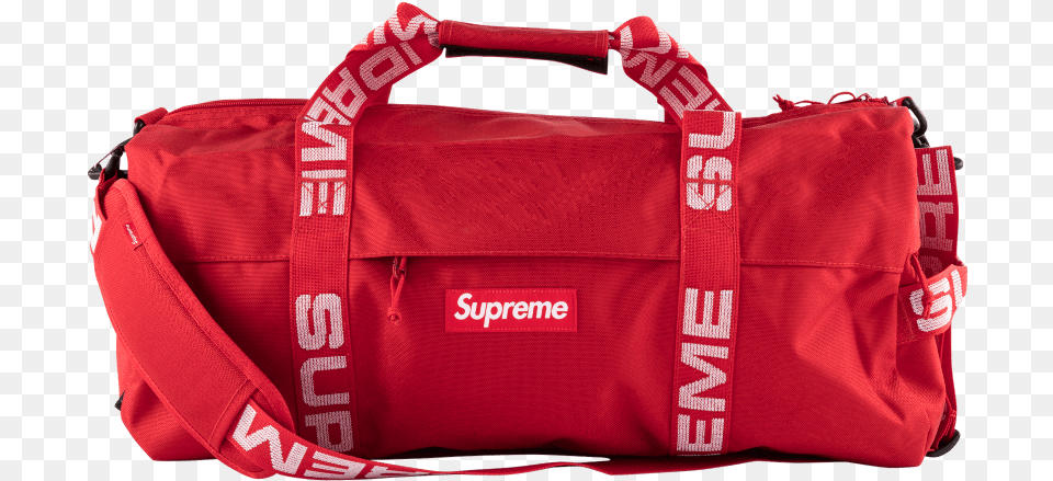 Supreme Duffle Bag Supreme Duffle Bag Red, Accessories, Handbag, Purse, Tote Bag Free Png