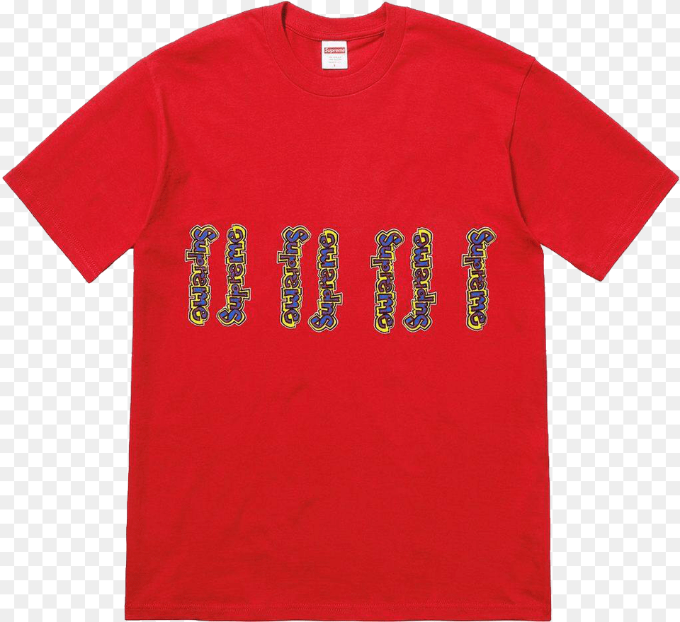 Supreme Fw19 T Shirts, Clothing, Shirt, T-shirt Free Transparent Png