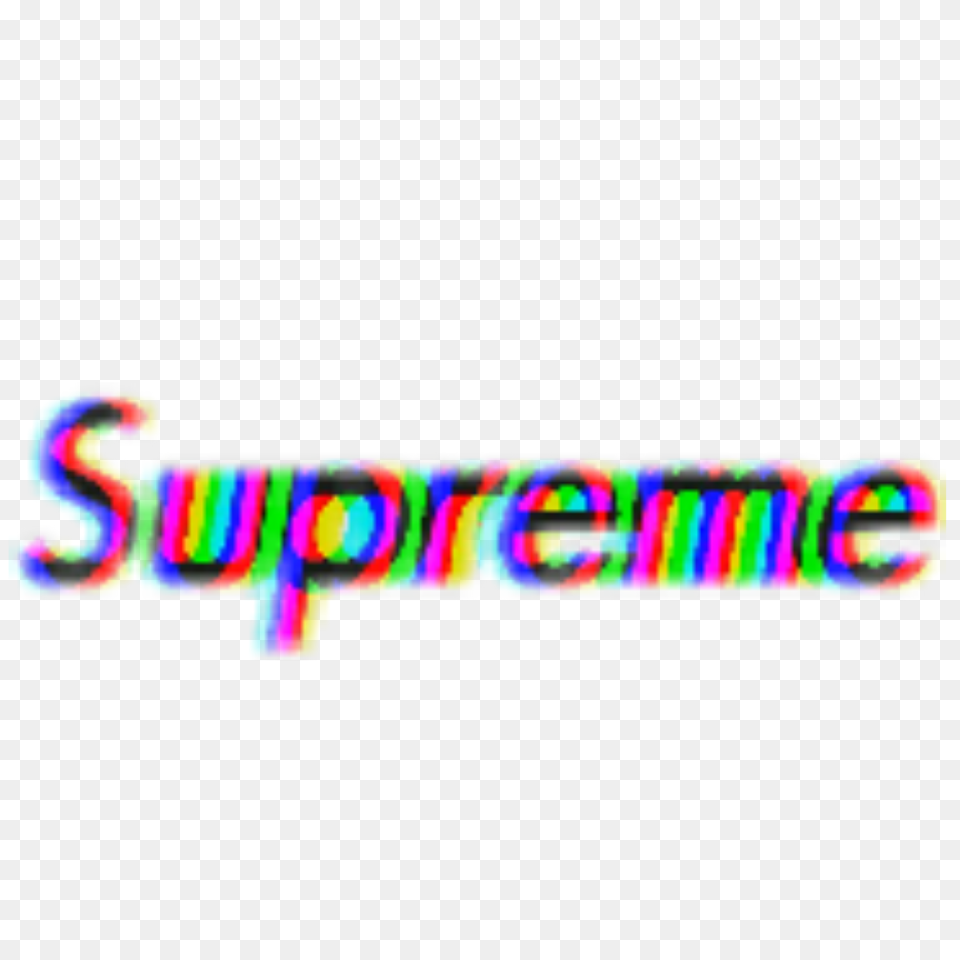 Supreme Glitch Effect Tumblr Aesthetic Sticker Blac, Food, Sweets, Light Free Transparent Png