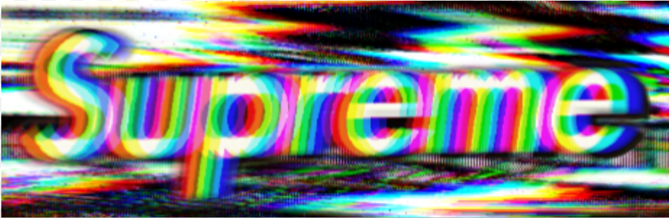 Supreme Glitch Ftestickers Background Aesthetic, Light, Disk, Art, Neon Png