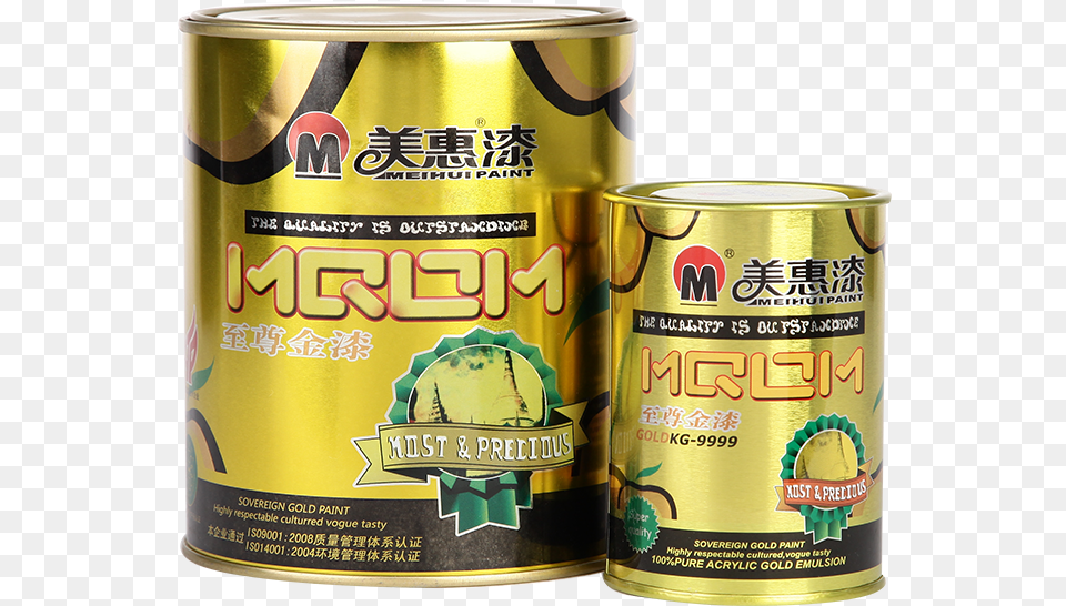 Supreme Gold Paint Combinationfujian Huixing Coating Energy Drink, Tin, Can Png Image