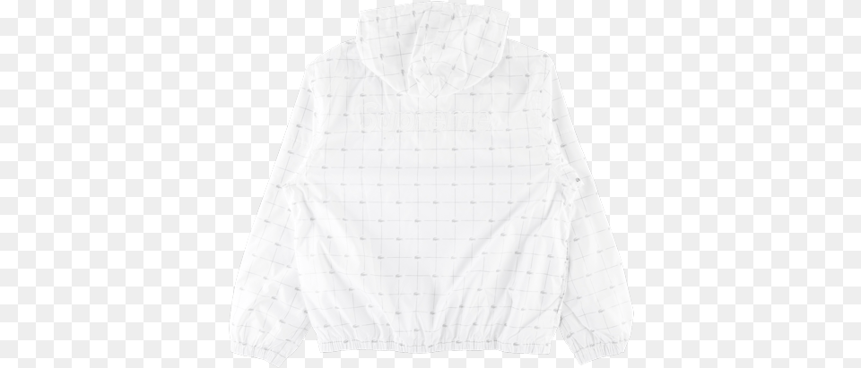 Supreme Lacoste Reflective Grid Nylon Anorak Ss Pattern, Clothing, Sweater, Sleeve, Long Sleeve Free Png Download