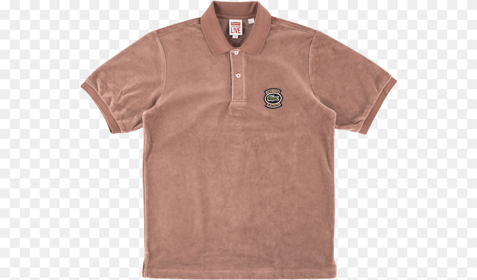 Supreme Lacoste Velour Polo, Clothing, Shirt, T-shirt Png